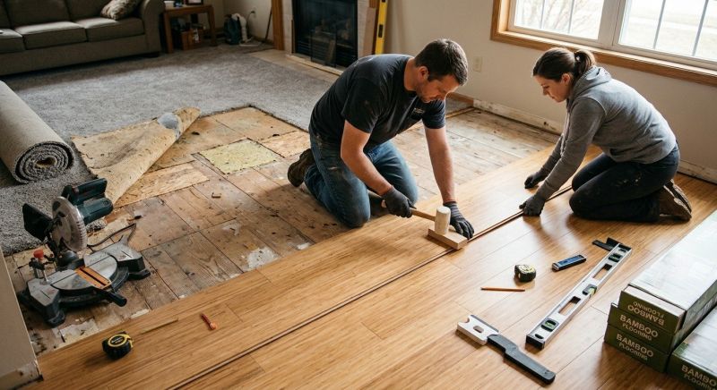 Bamboo Flooring Installation in Baltimore, MD