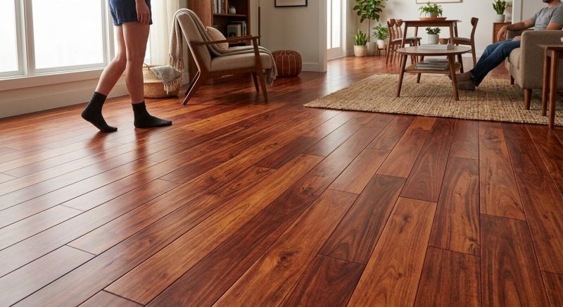 Cherry Floor Installation in Kingsville, MD
