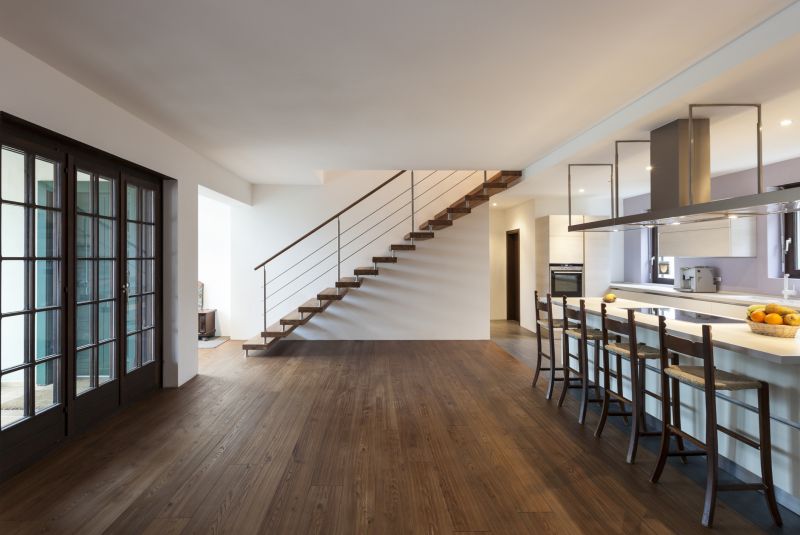 Dark Wood Floor Installation in Baltimore, MD