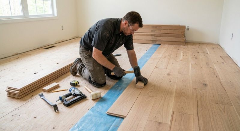 Hardwood Floor Installation in Highland, MD