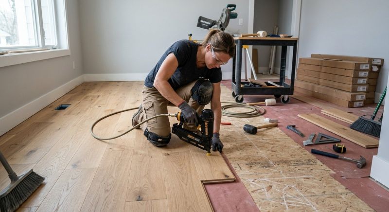 Hardwood Floor Installation in Howard County, MD