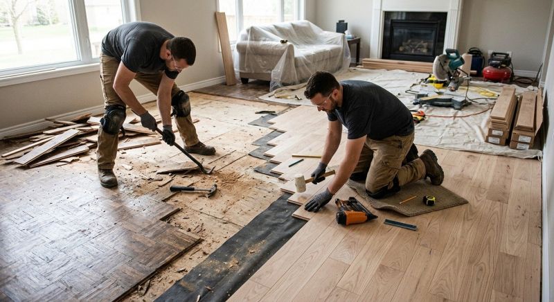 Hardwood Replacement in Middle River, MD