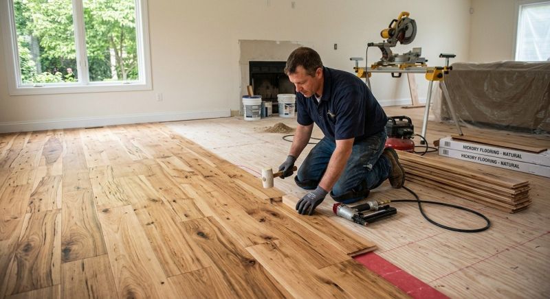 Hickory Floor Installation in Baltimore, MD