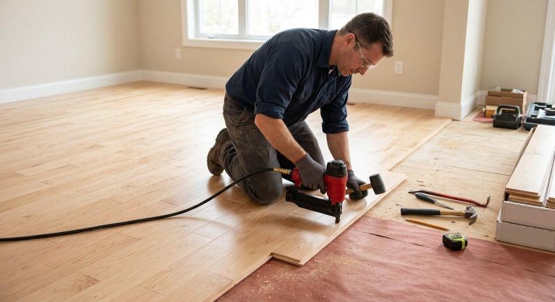 Maple Flooring Installation in Carroll County, MD