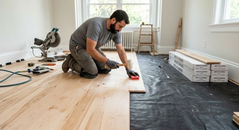 Maple Flooring Installation in Columbia, MD