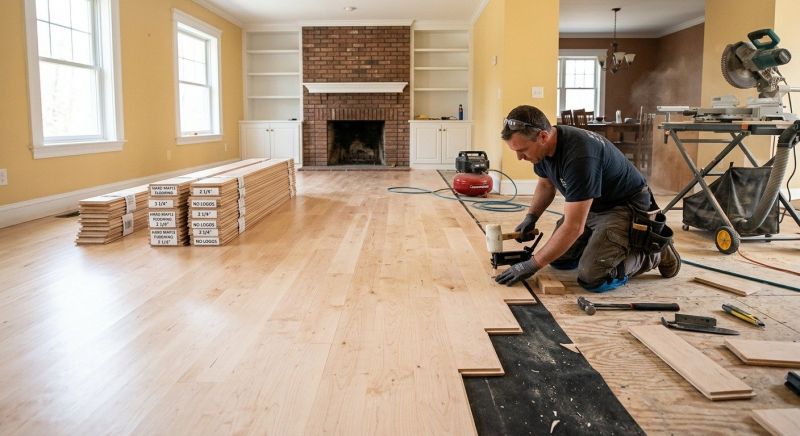 Maple Flooring Installation in Olney, MD