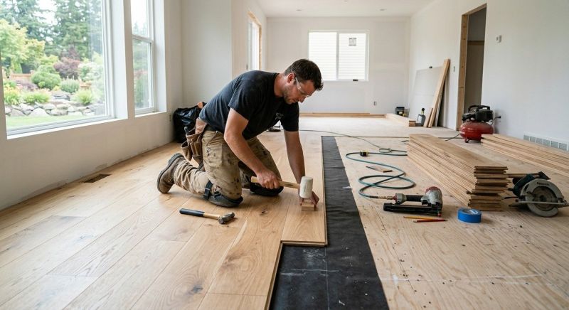 Oak Floor Installation in Fallston, MD