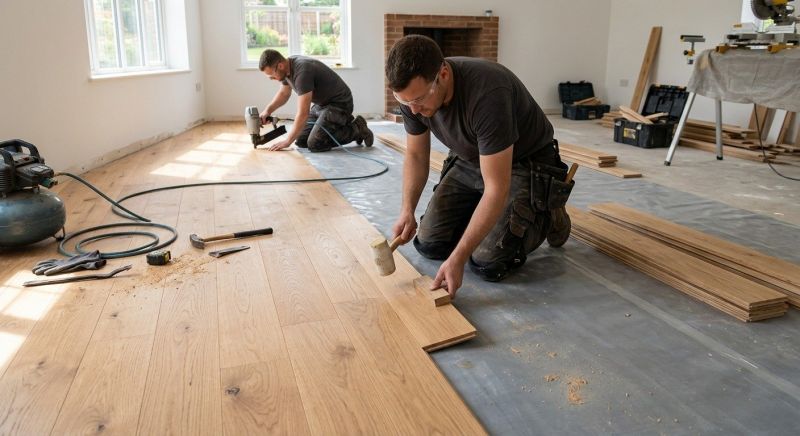Oak Floor Installation in Gambrills, MD
