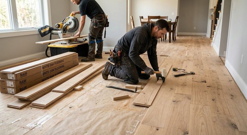 Oak Floor Installation in Hampstead, MD