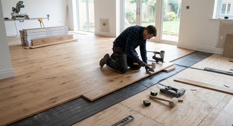 Oak Floor Installation in Olney, MD