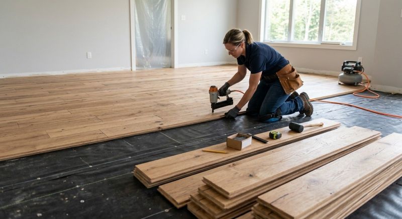Plank Floor Installation in Baltimore, MD
